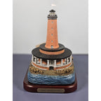 Lefton Franks Island Lighthouse Lost Lights w/ Tin COA