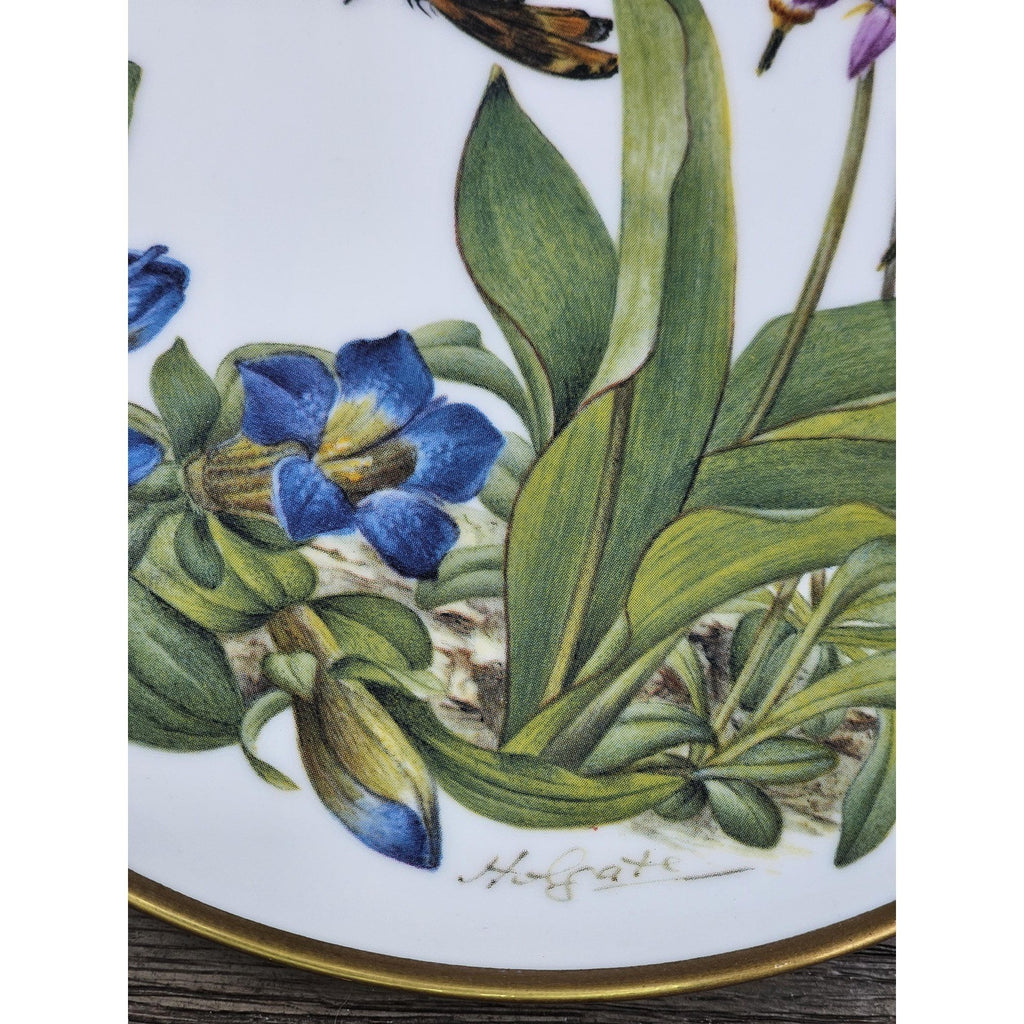 Franklin Mint Rocky Mountain Wildflowers Plate 1978 Porcelain