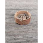 Antique Cork Cylinder Box Primitive Small Lidded Container 3.5"