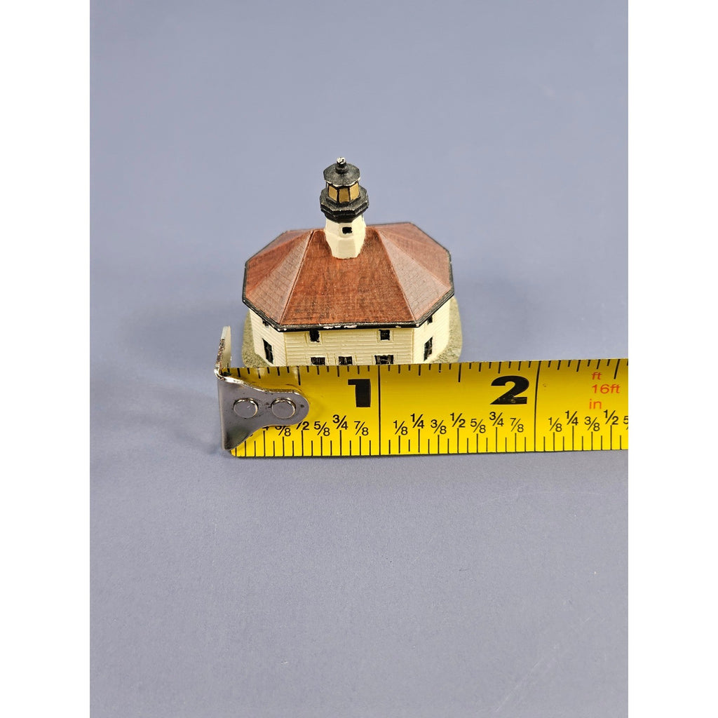Lenox Eldred Rock Lighthouse Thimble Vintage Miniature Alaska Collectible