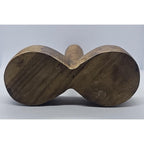 Vintage Wooden Salt & Pepper Holder Rustic Farmhouse Kitchen Stand