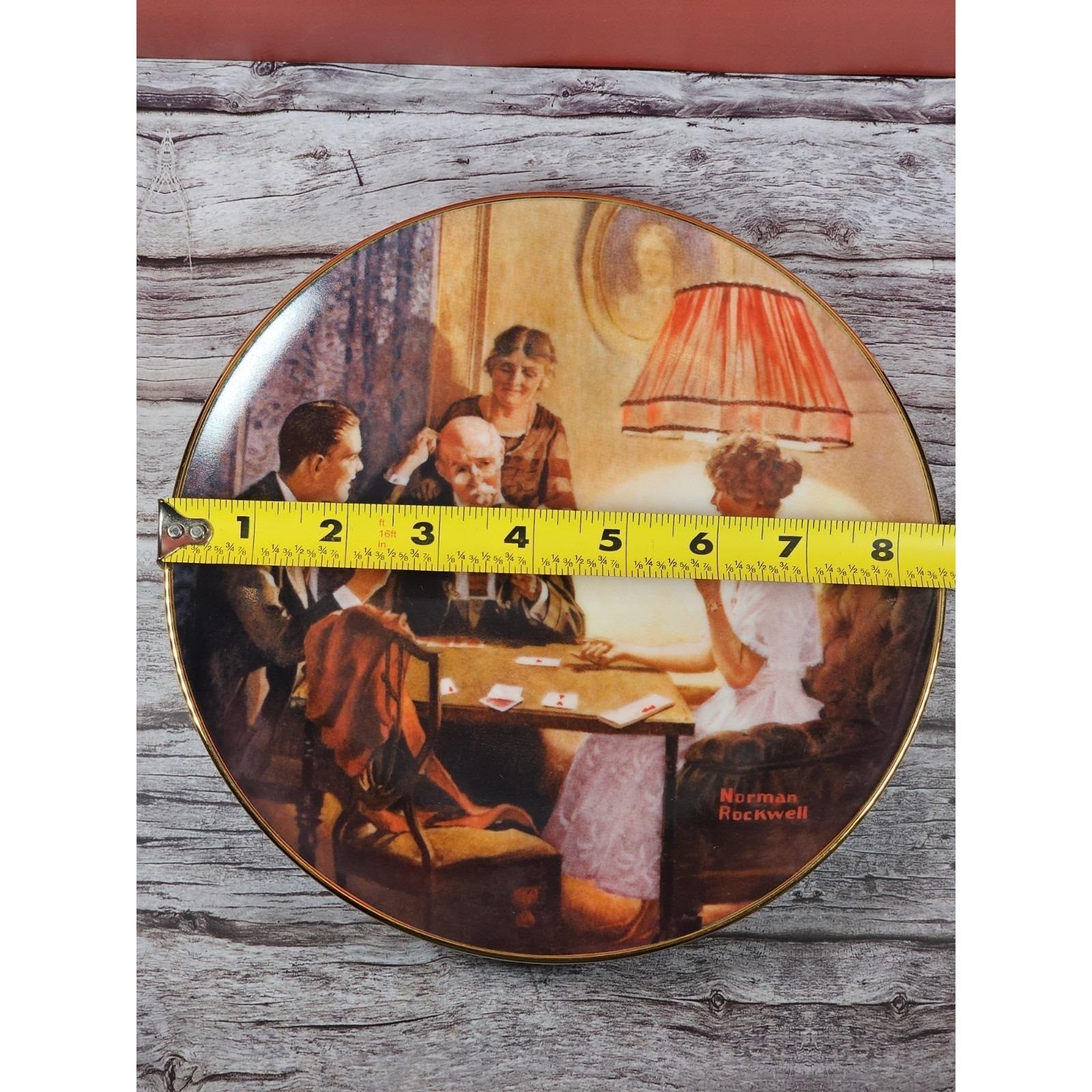 Norman Rockwell Collector Plate This Is The Room That Light Made 8.5"