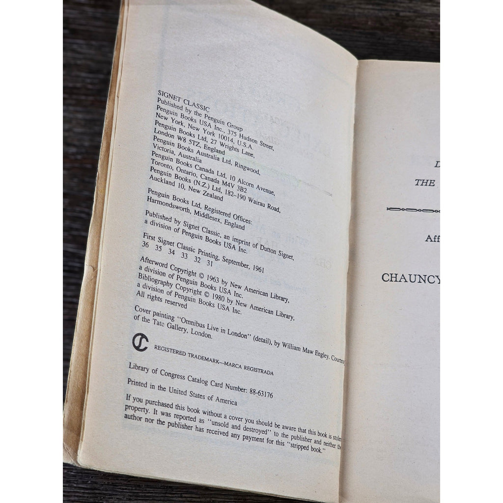 Vintage Great Expectations Charles Dickens Signet Classic Paperback
