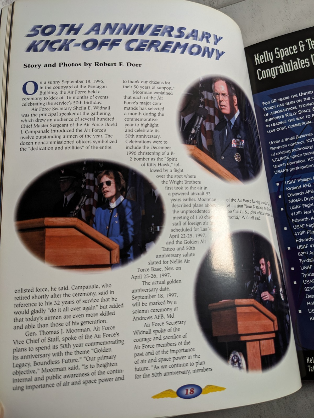 Wings of Glory – 50th Anniversary United States Air Force Commemorative Book