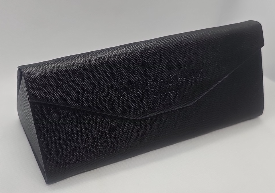 Prive Revaux The Professor Blue Light Reading Glasses Clear/Black With Case