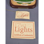 Vintage Lefton Lost Lights Cape Hatteras Lighthouse Figurine w/ COA