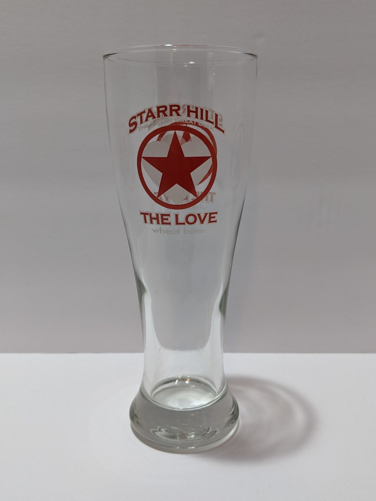 Starr Hill "The Love" Wheat Beer Tall Pint Glass