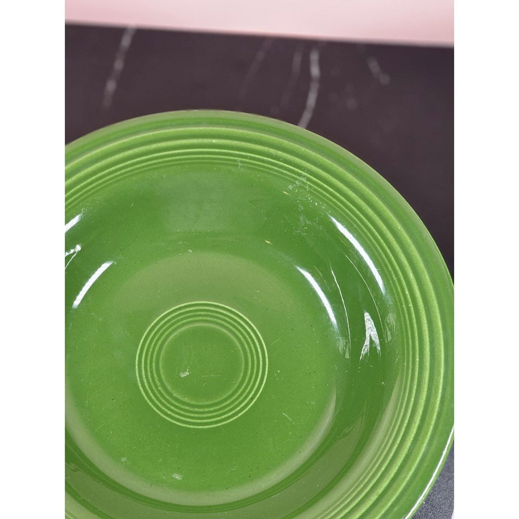 Vintage Fiesta Medium Green Deep Plate 1959 USA Dinnerware