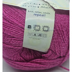 Universal Bamboo Pop Yarn Pink Cotton Blend 100g Skein