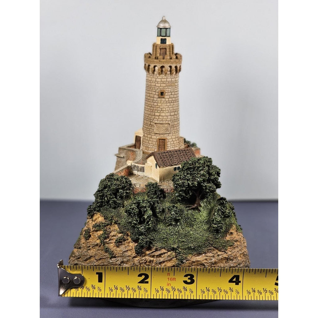 Danbury Mint Portoferráio Lighthouse Figurine COA Elba Island