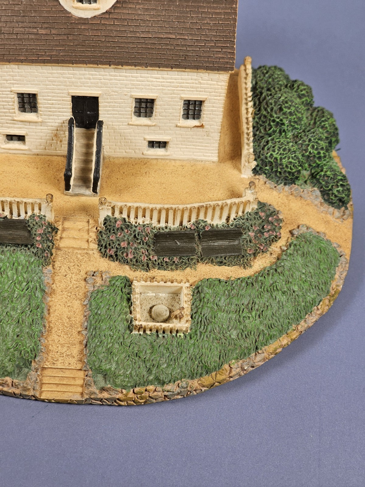 Vintage Old Point Loma Lighthouse sculpture by the Danbury Mint San Diego CA