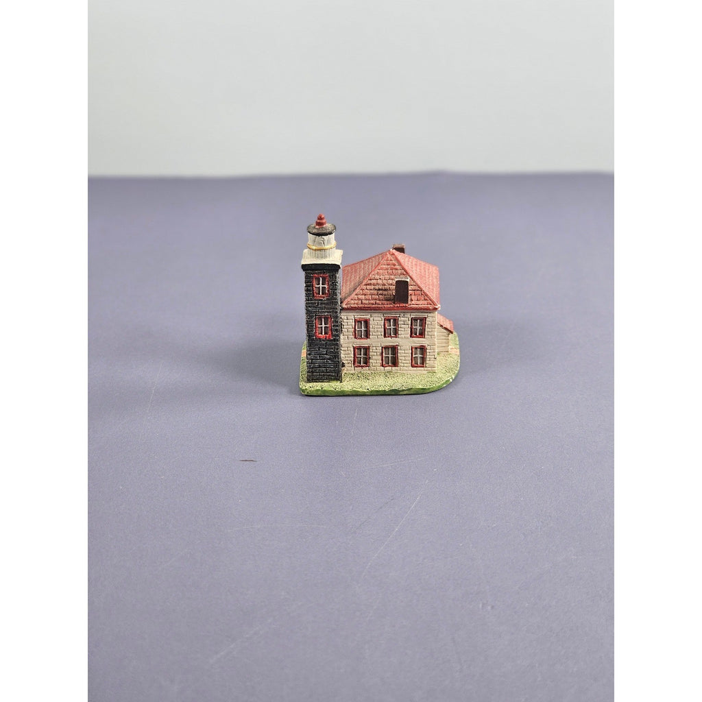 Vintage Rose Island Lighthouse Thimble Miniature Nautical Souvenir