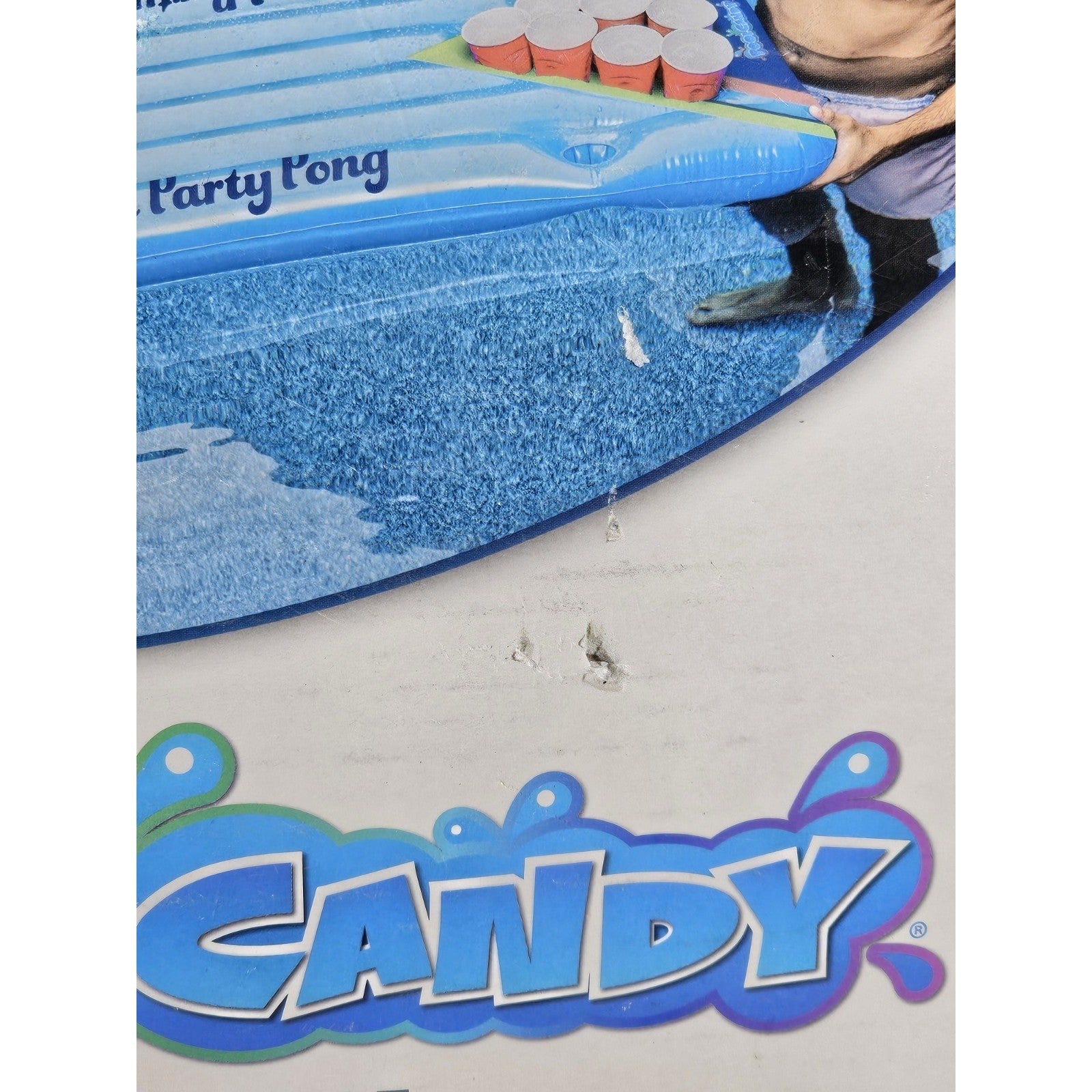 Pool Candy Inflatable Pool Party Pong Game New in Box