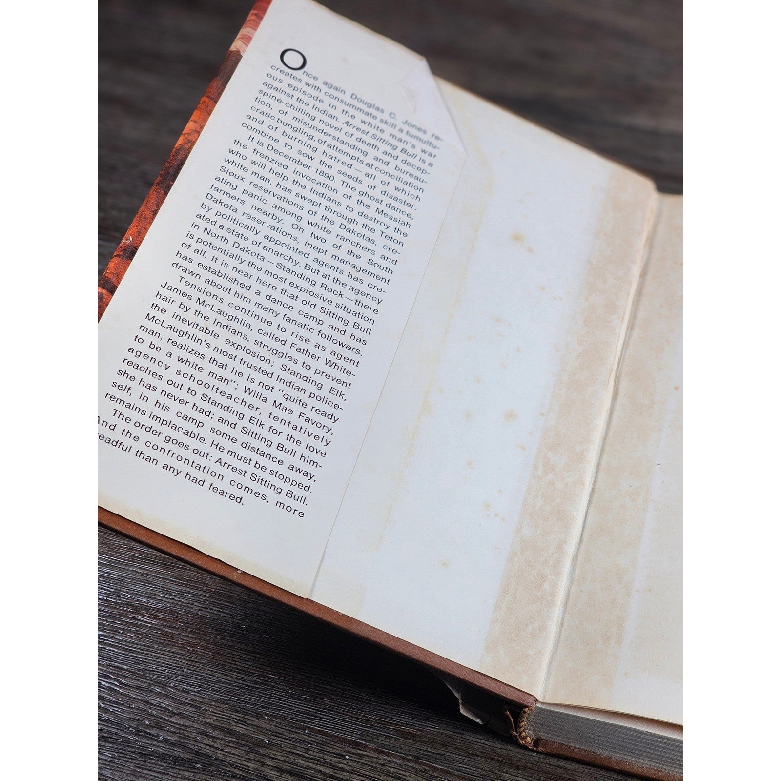 Arrest Sitting Bull 1977 HC Douglas C Jones Scribner Worn DJ