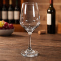 Vintage Clear Wine Glass 8.5" Tall Thick Heavy Stemware