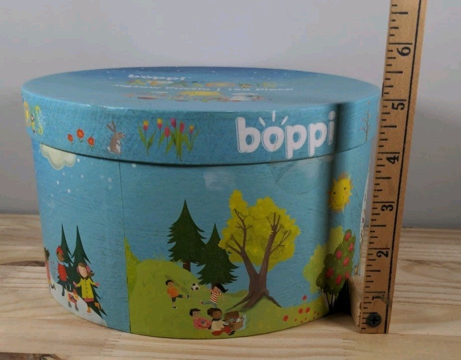Boppi Kids 150-Piece Round "Seasons" Puzzle – New & Sealed – Laura Watson Art