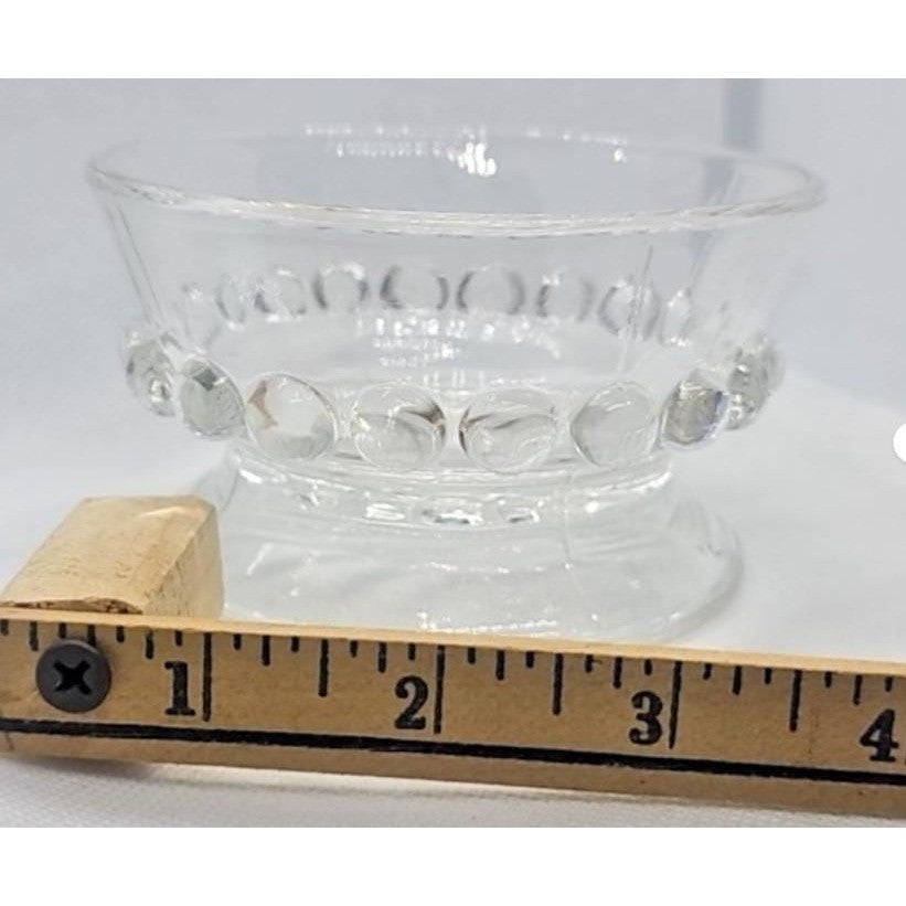 Vintage Clear Glass Sundae Dish Footed Ice Cream Dessert Cup