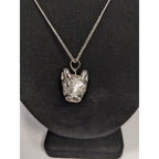 925 Sterling Silver Ram's Head Harmony Ball Necklace