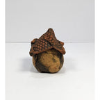 Handmade Terracotta Bird Figurine Folk Art Rustic Home Decor