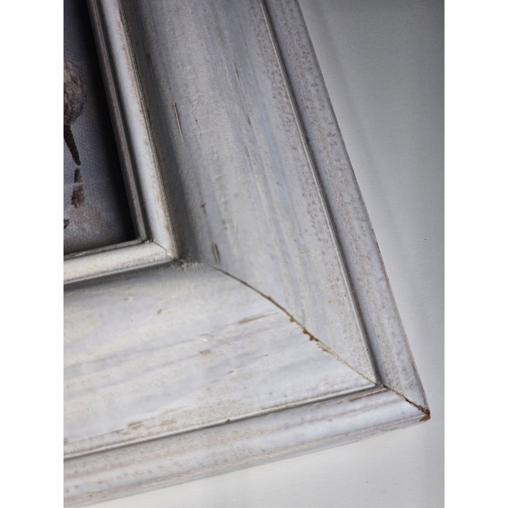 Signed Coastal Shorebirds Artwork With Lighthouse Framed Nautical Wall Art