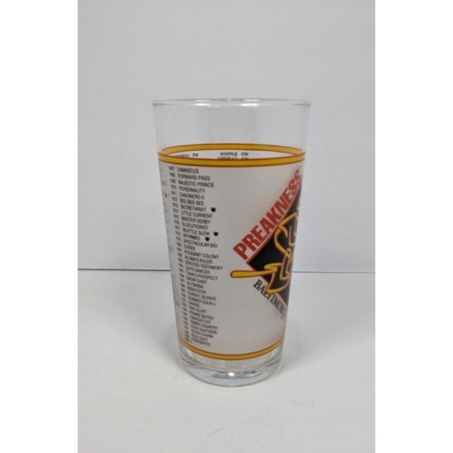 Preakness Stakes Glass 125th Running Libbey Horse Racing 2000
