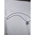 Vintage Madonna Pendant Necklace Oval Religious Medallion