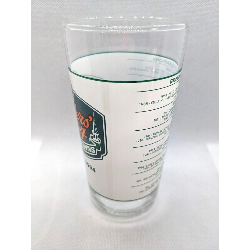 Vintage Breeders Cup 1994 Churchill Downs Racing Glass by Libbey