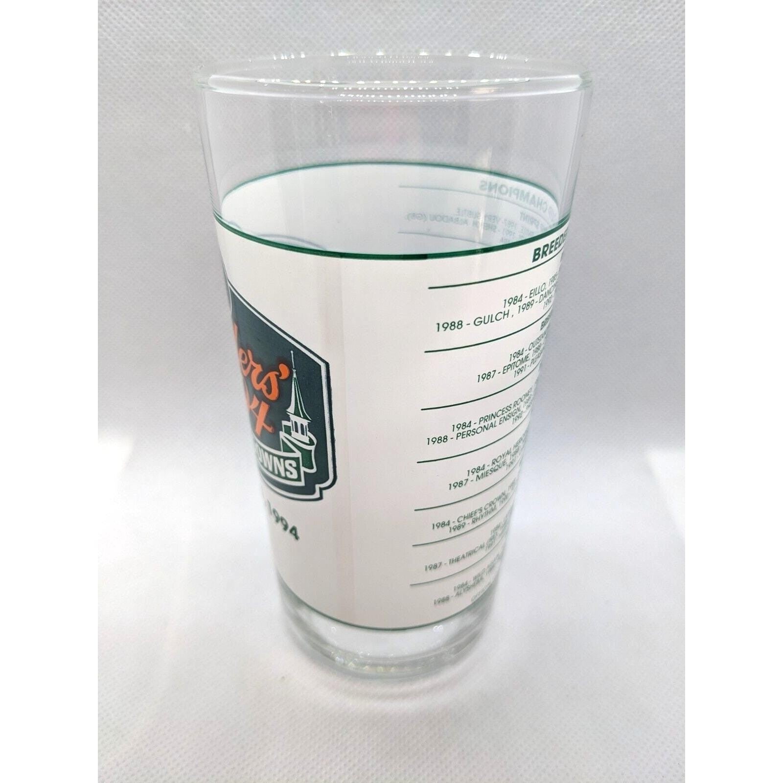 Vintage Breeders Cup 1994 Churchill Downs Racing Glass by Libbey
