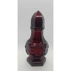 Avon Cape Cod Ruby Red Glass Shaker Bottle Vintage