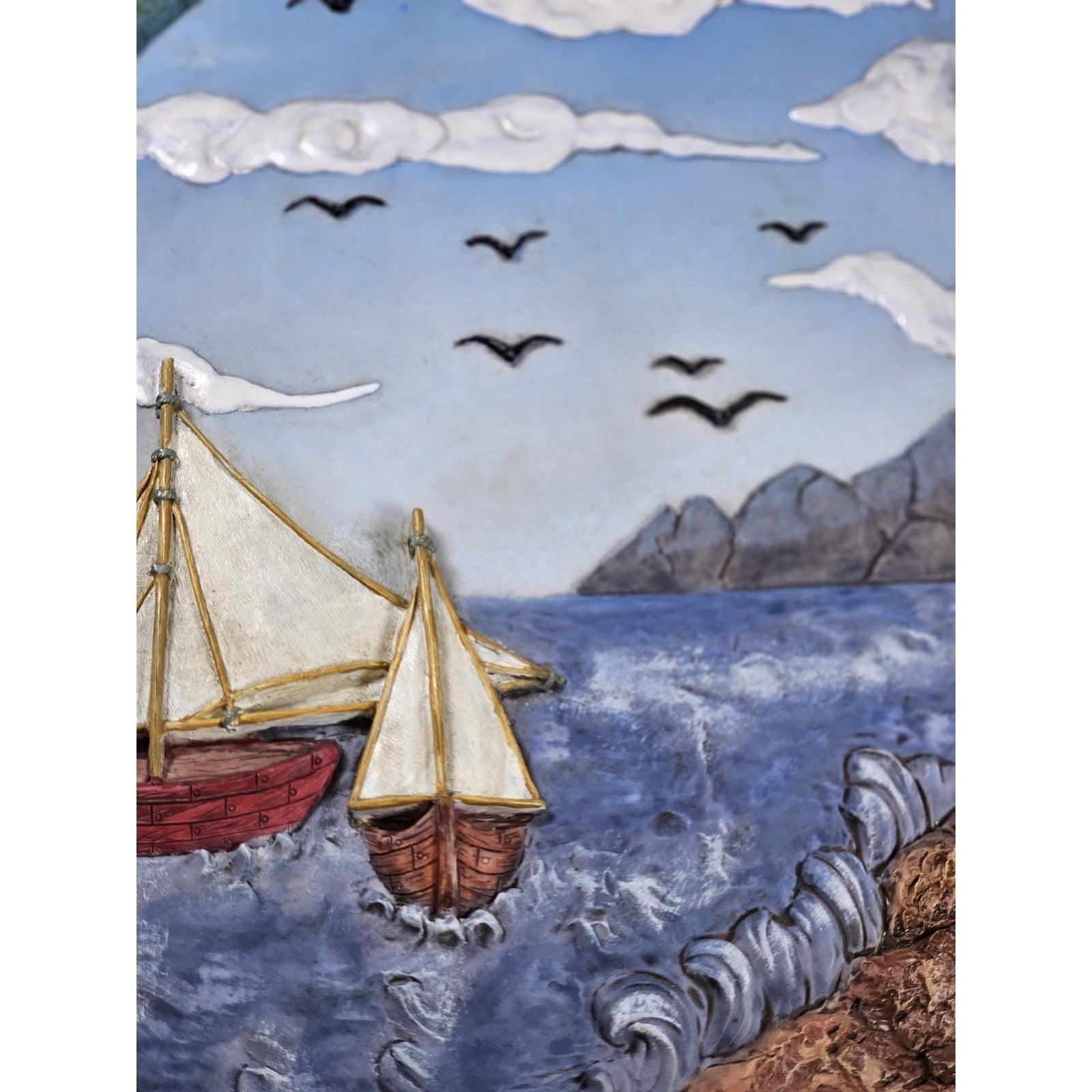 Bradford Exchange Seaside Retreat Lighthouse Wall Art 3D Plaque