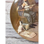 1984 Knowles Norman Rockwell The Storyteller Plate 8.5" Heritage