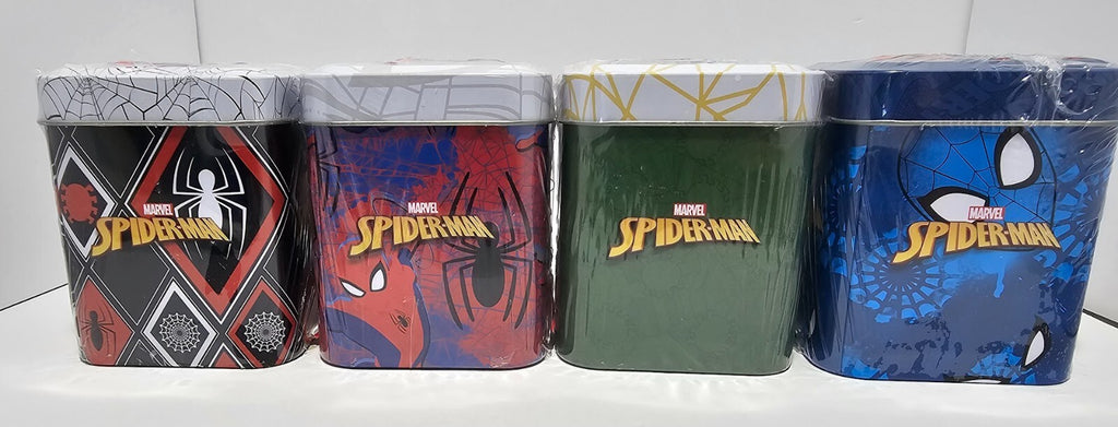 Lot of 4 Marvel Spider-Man Series 2 Charm Tins