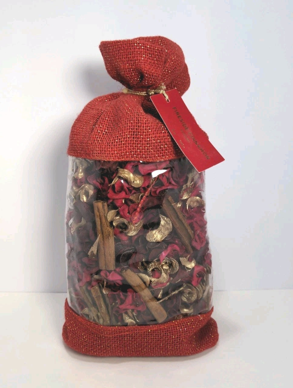 POTTERY BARN FIRESIDE CINNAMON HOMESCENT POTPOURRI 8oz