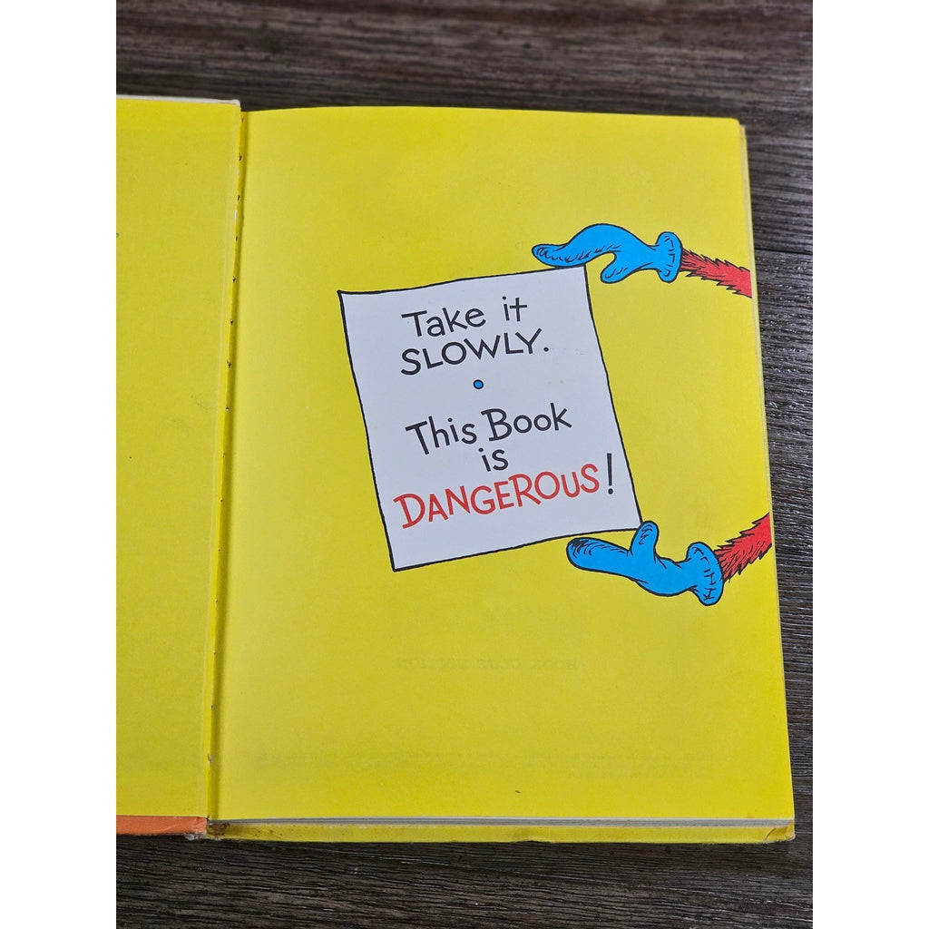 Fox in Socks Dr Seuss 1965 Beginner Books Hardcover