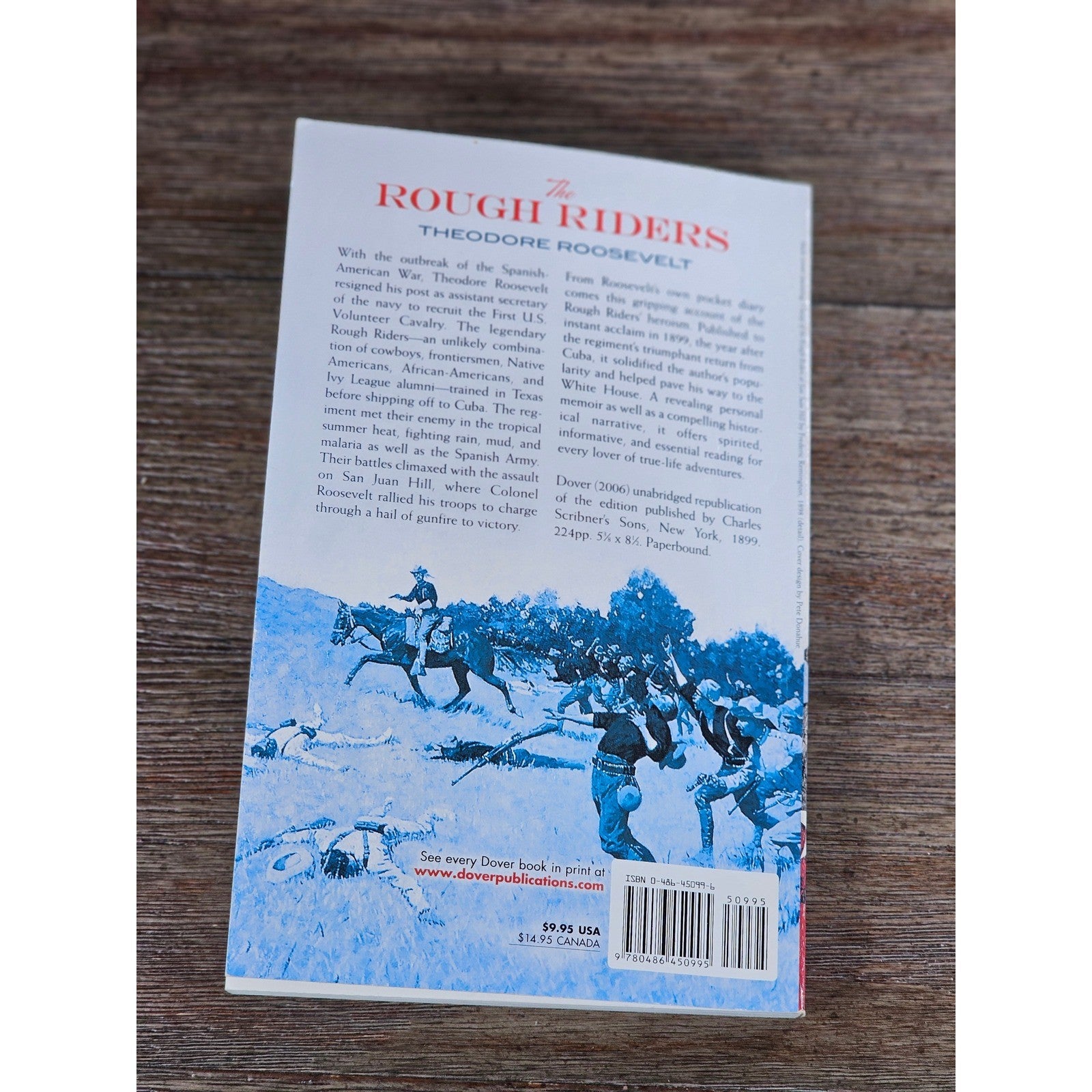 The Rough Riders Theodore Roosevelt Dover 2006 Paperback History