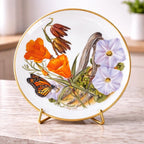 Franklin Mint California Wildflowers Plate 1978 Porcelain