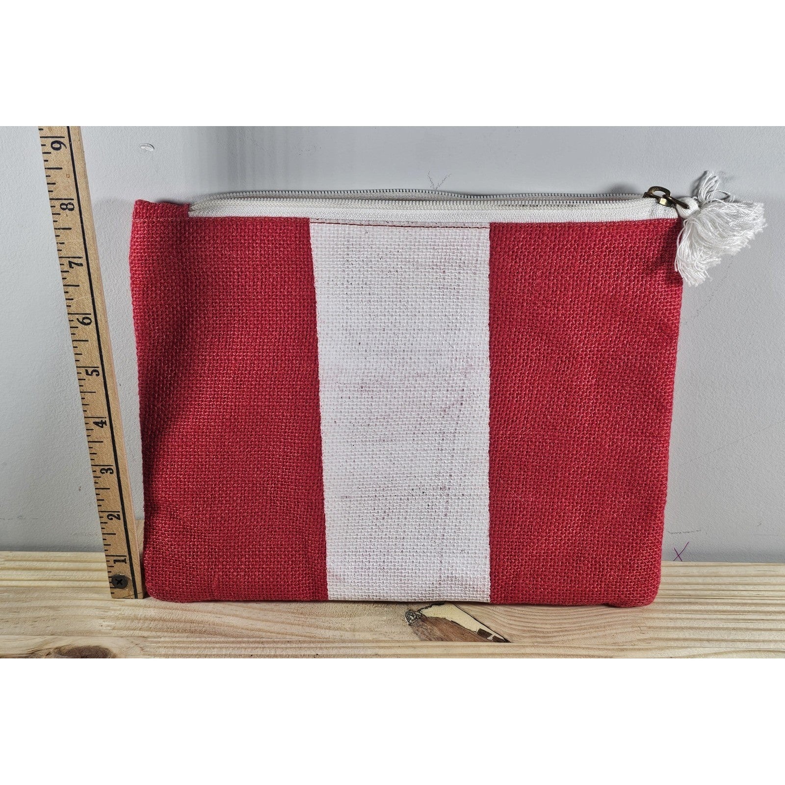 Mud Pie Sea Icon Anchor Cosmetic Case & Jute Carryall Bag Set of 2