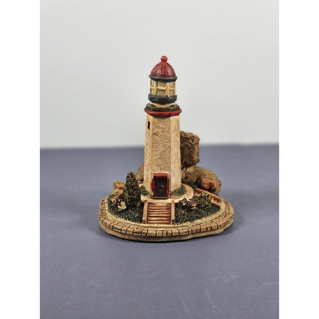 Ks Collection Lighthouse Figurine 1990s Hand Painted Coastal