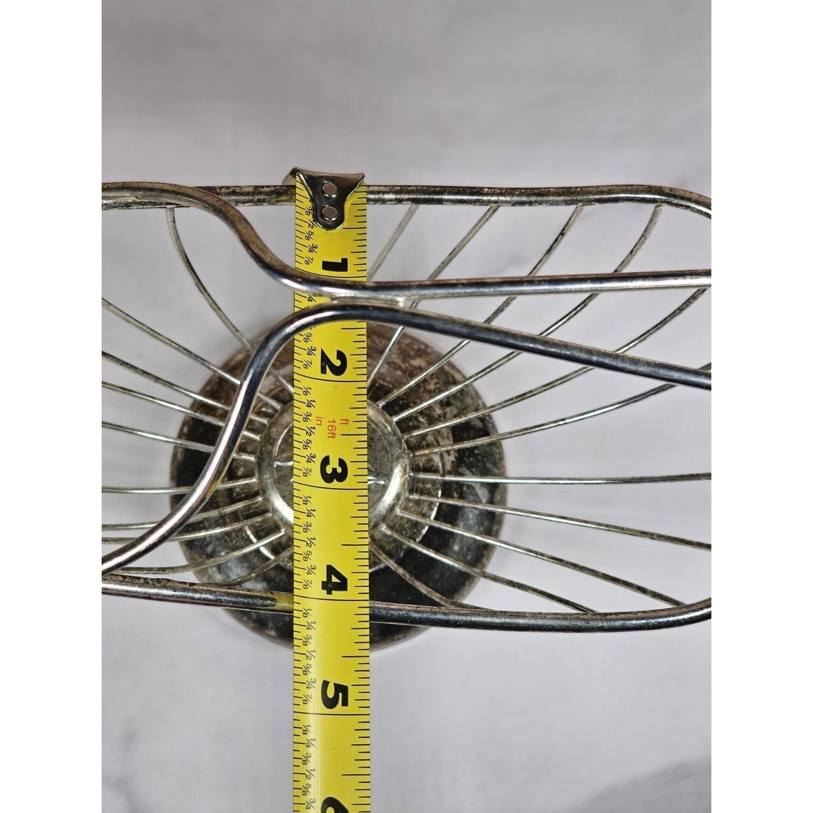 Vintage Silverplate Wire Wine Bottle Holder | Elegant Bar Decor