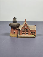 Lenox Miniature Lighthouse Thimble Figurine Block Island Lighthouse Rhode Island
