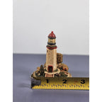 Ks Collection Lighthouse Figurine 1990s Hand Painted Coastal