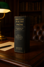 Vintage “British Poetry and Prose: A Book of Readings” Complete Edition Hardcove