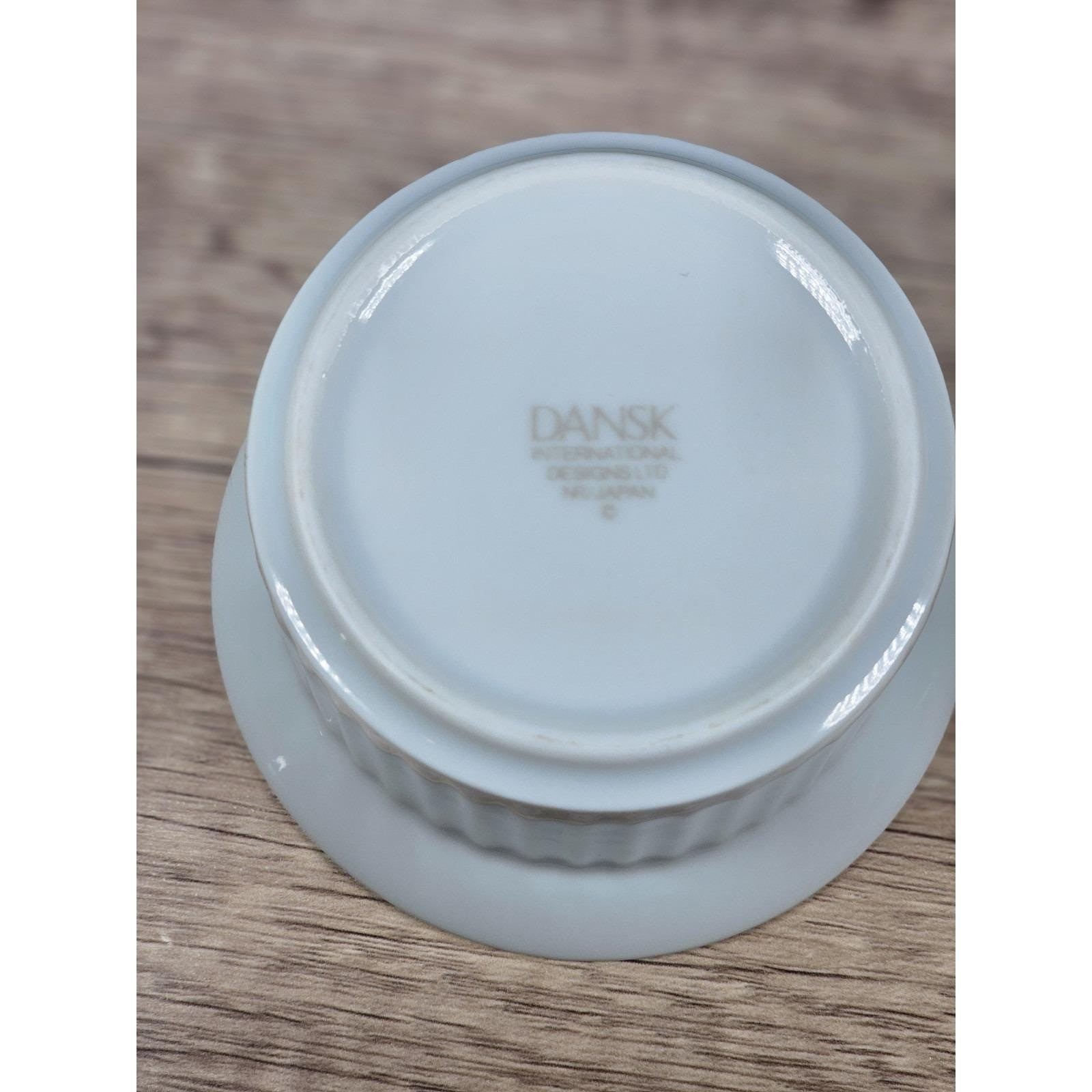 Vintage Dansk Bistro Berries & Cherries Porcelain Ramekin 4.25"
