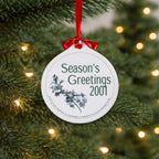 Vintage 2001 J.C. Leyendecker Porcelain Christmas Ornament