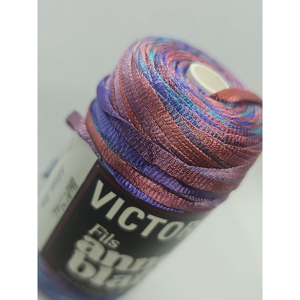 Anny Blatt Victoria Ribbon Yarn Nylon Multicolor 50g