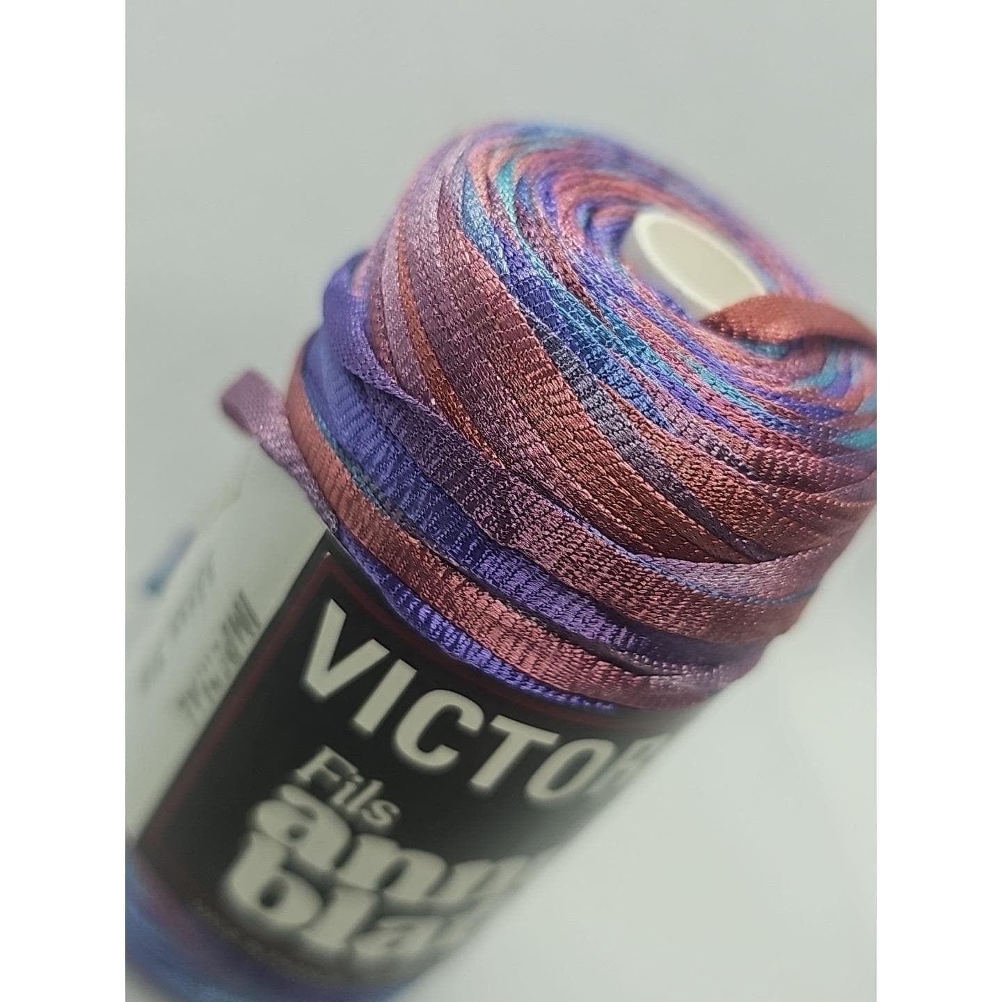 Anny Blatt Victoria Ribbon Yarn Nylon Multicolor 50g