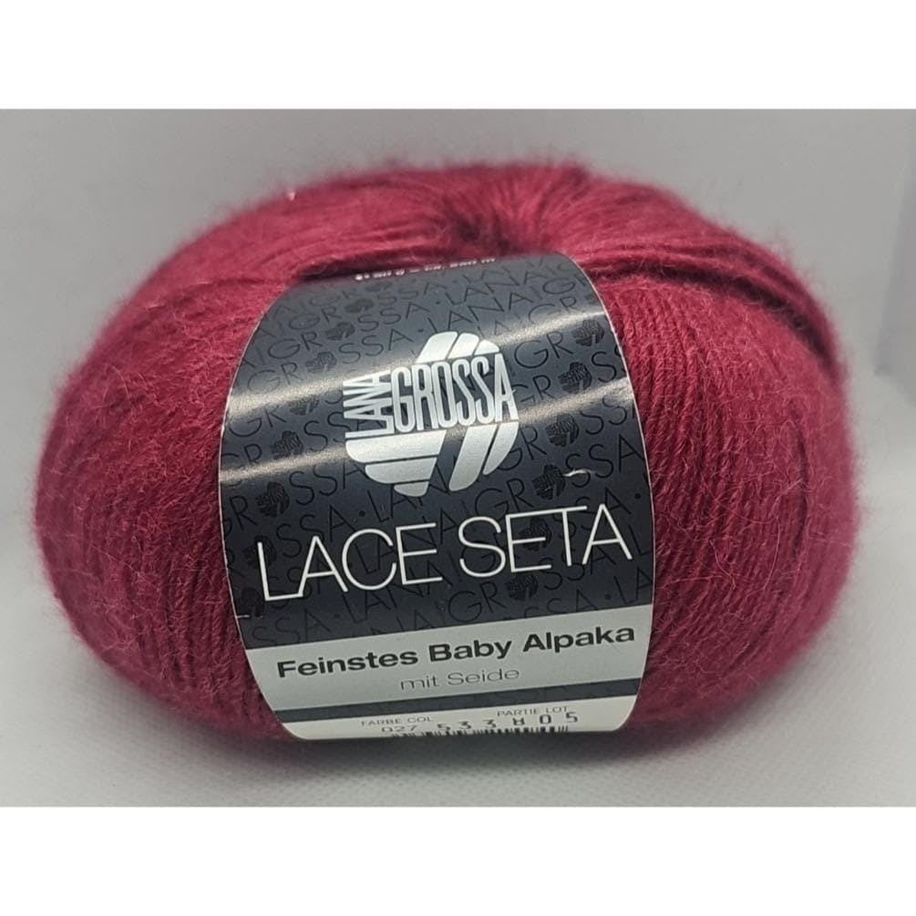 Lana Grossa Lace Seta Feinstes Yarn Alpaca Silk Lace Italy