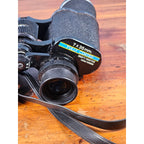 Vintage Tasco Zip 7x35 Binoculars with Case Fully Coated Optics