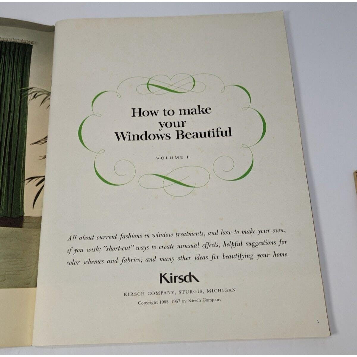 How To Make Your Windows Beautiful Vol 2 1967 Kirsch Book