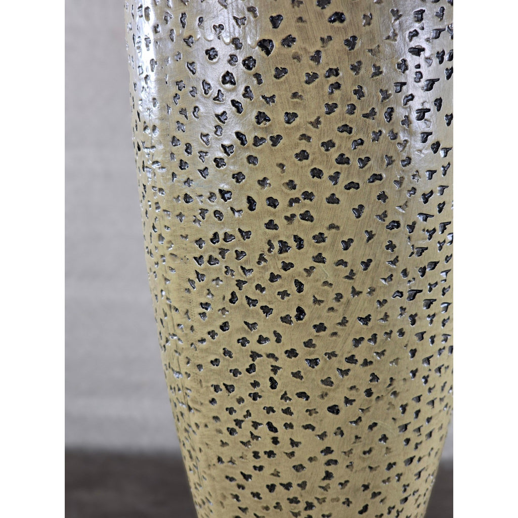 Vintage Textured Table Lamp 28.5" Tall Speckled Cream Base